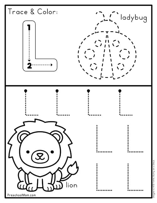 letter l worksheet