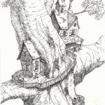 Free Tree House Coloring Pages Coloring Home