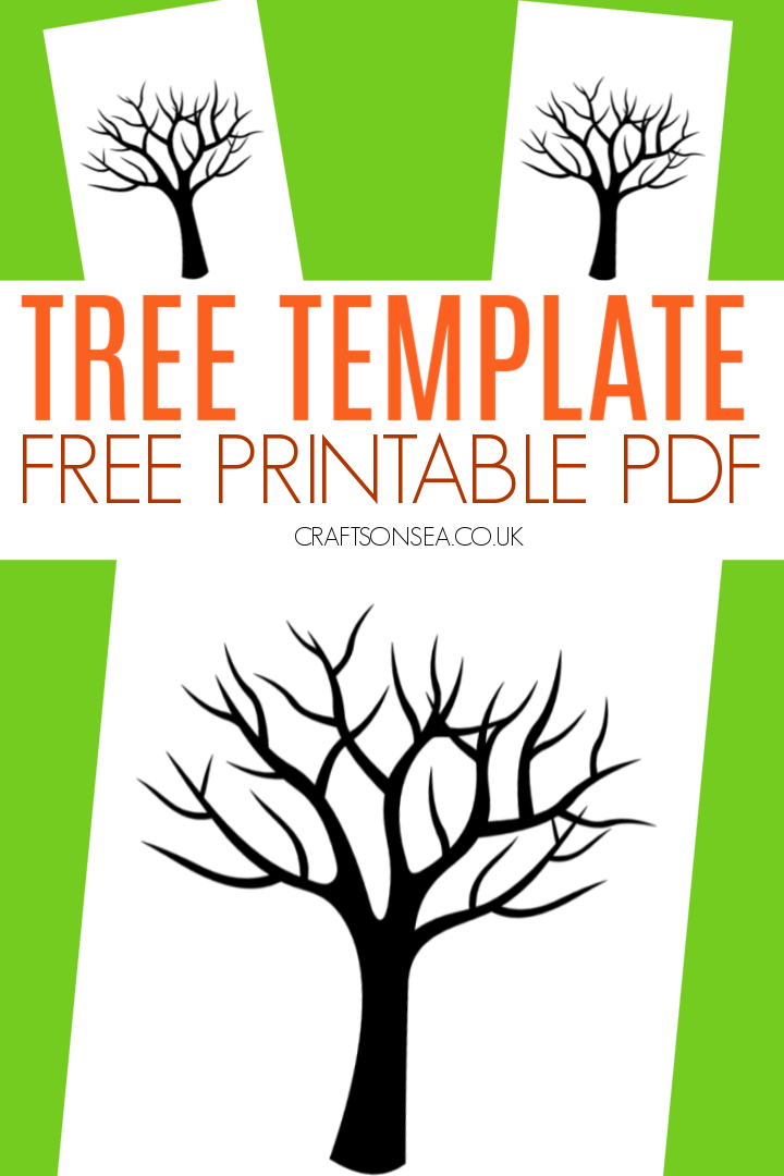 FREE Tree Template Printable PDF Crafts On Sea