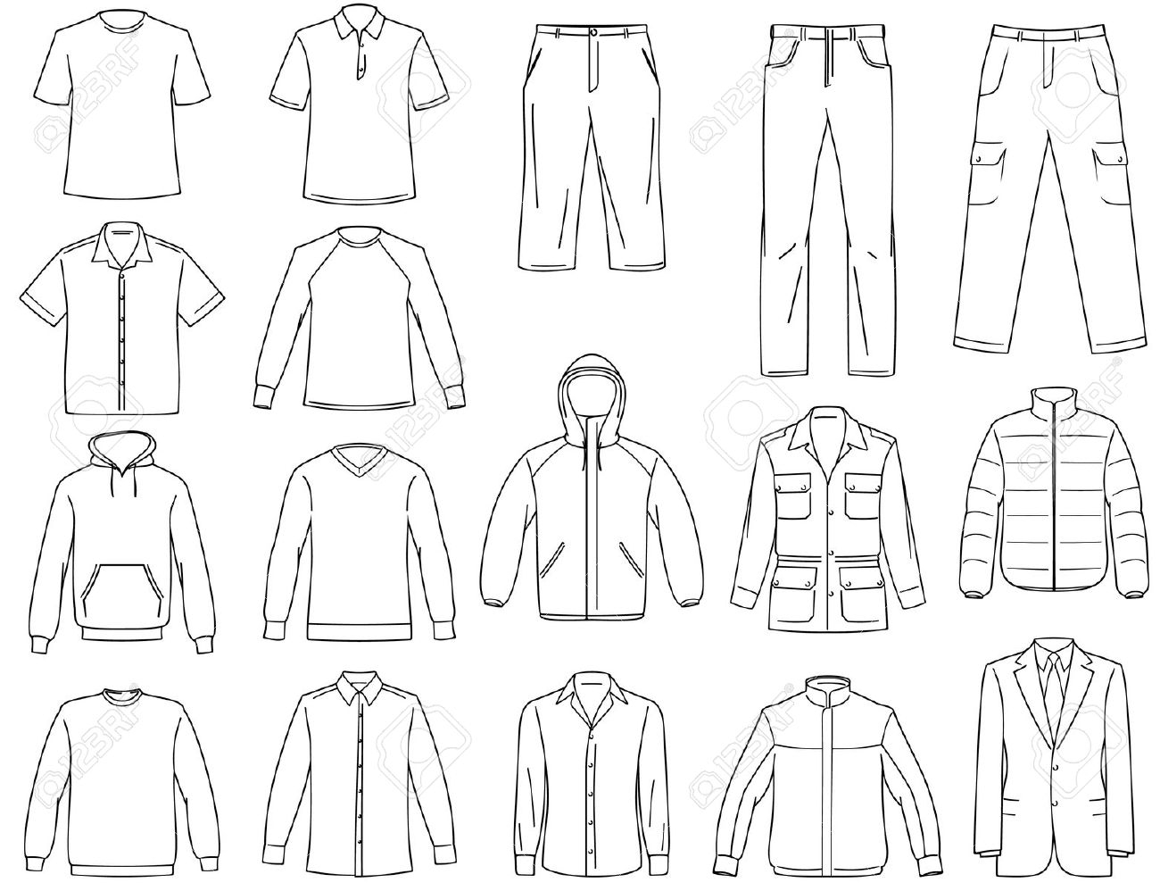 how to make clothing templates
