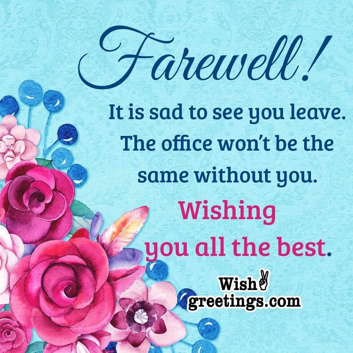 Free Virtual Farewell Cards For Colleagues Printable Online