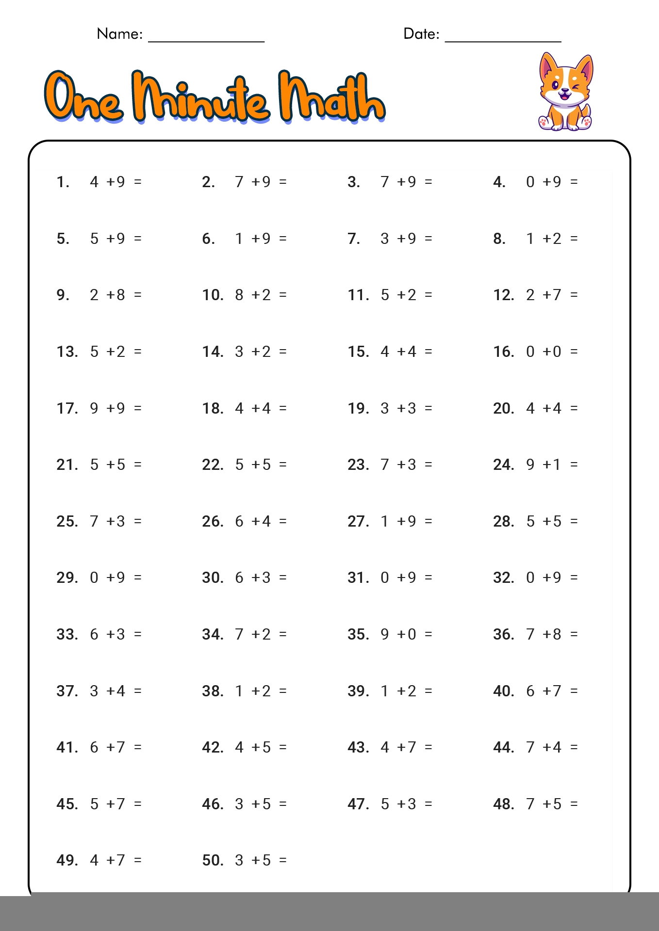 free 2nd grade math worksheets