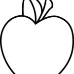 Fresh Apple Coloring Page Mitraland