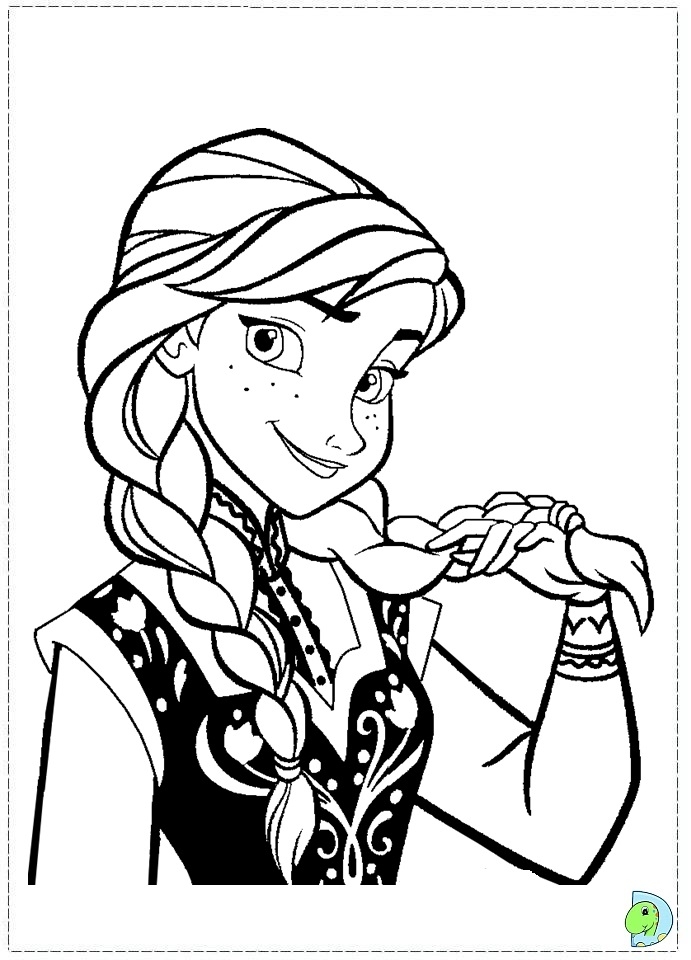 Frozen Coloring Pages Disney 39 s Frozen Coloring Page DinoKids
