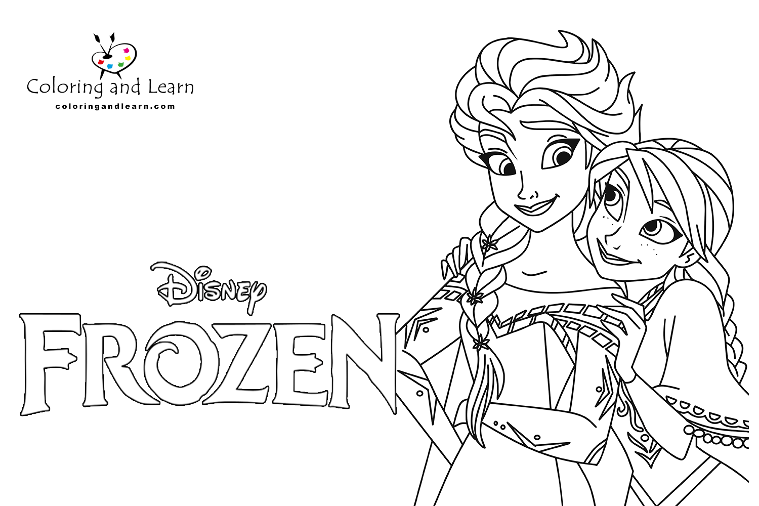 Frozen Coloring Pages FREE 2025 Coloring And Learn