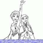 Frozen Coloring Pages Free Printable Coloring Page