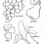 Fruit Coloring Pages To Print And Color