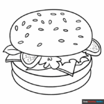 Fun And Delicious Printable Coloring Pages Food