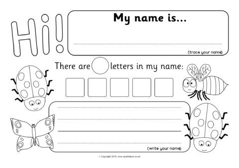 Fun And Effective Name Writing Worksheets For Kids