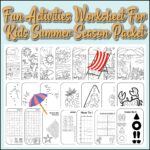 Fun Worksheets For Kids Trace And Color Worksheets To Develop Pen