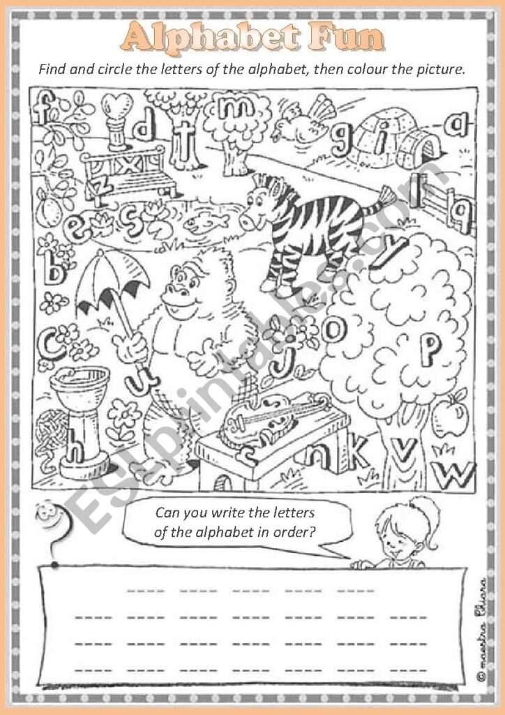 Fun Worksheets Worksheets For Kindergarten