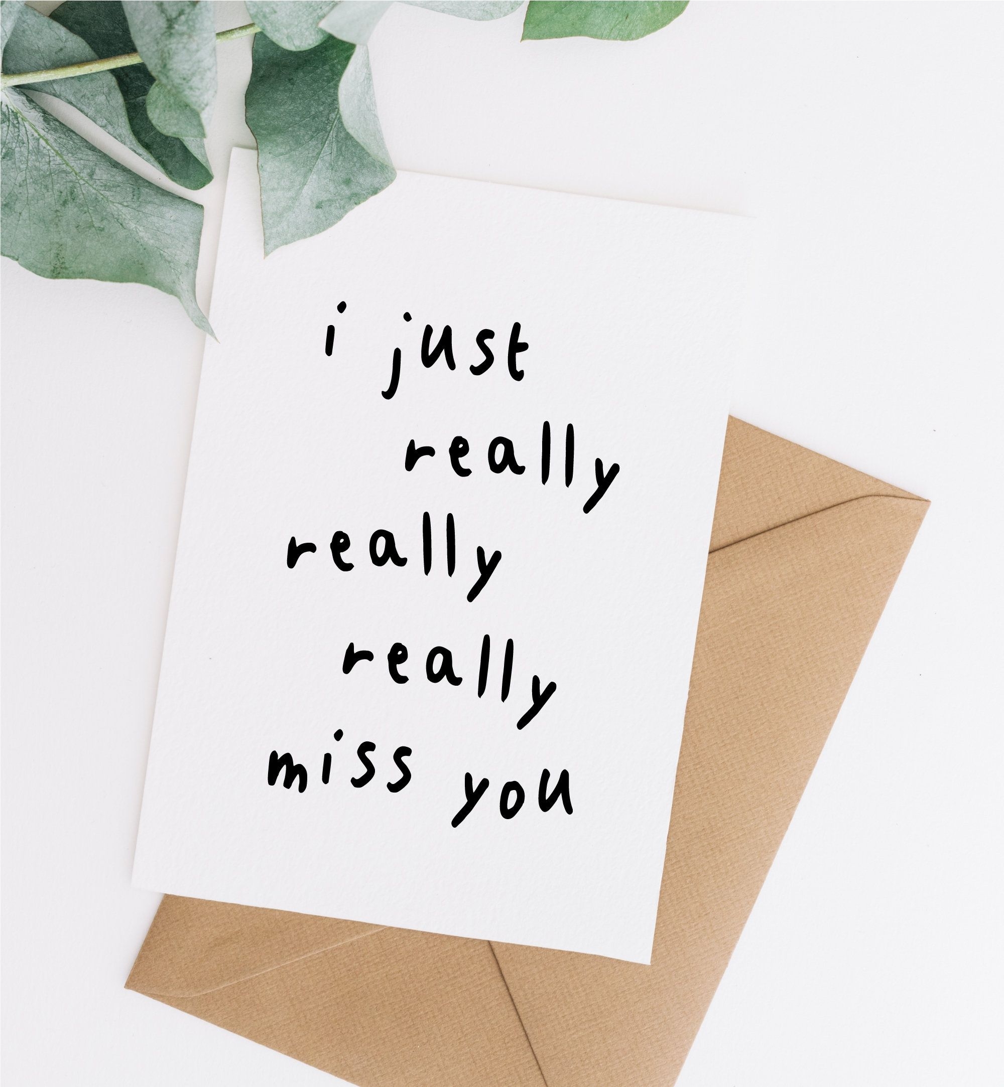 Funny Miss You Cards I Miss You Card Long Distance Card Card For