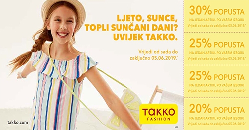 Galerija Sjever Takko Fashion Kupon Akcija
