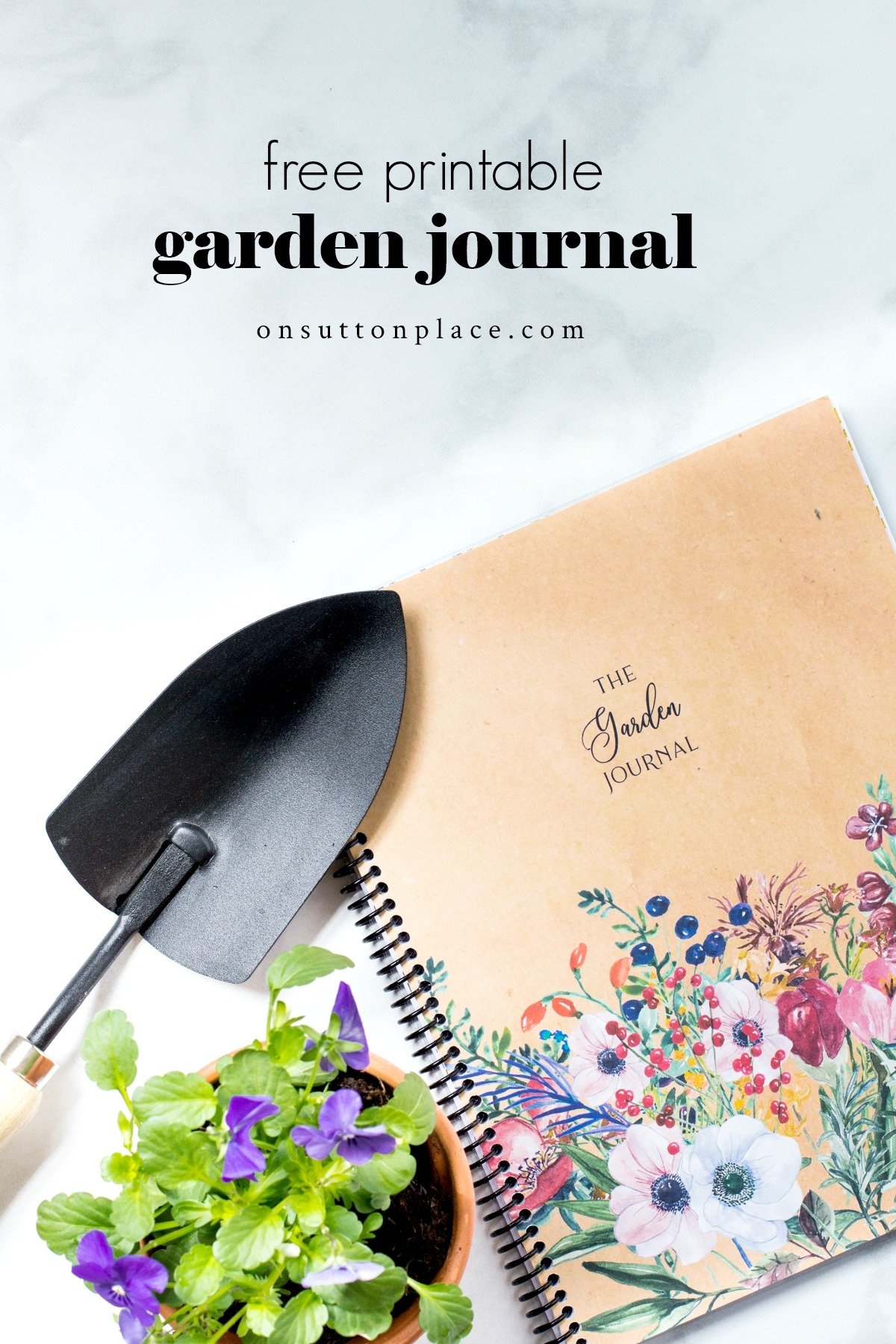 Garden Journal Printable Sergcell