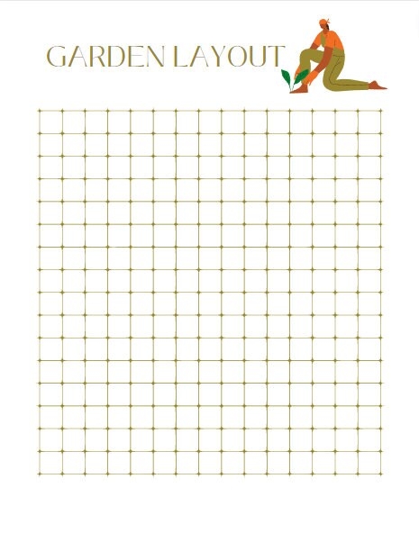 garden layout printable