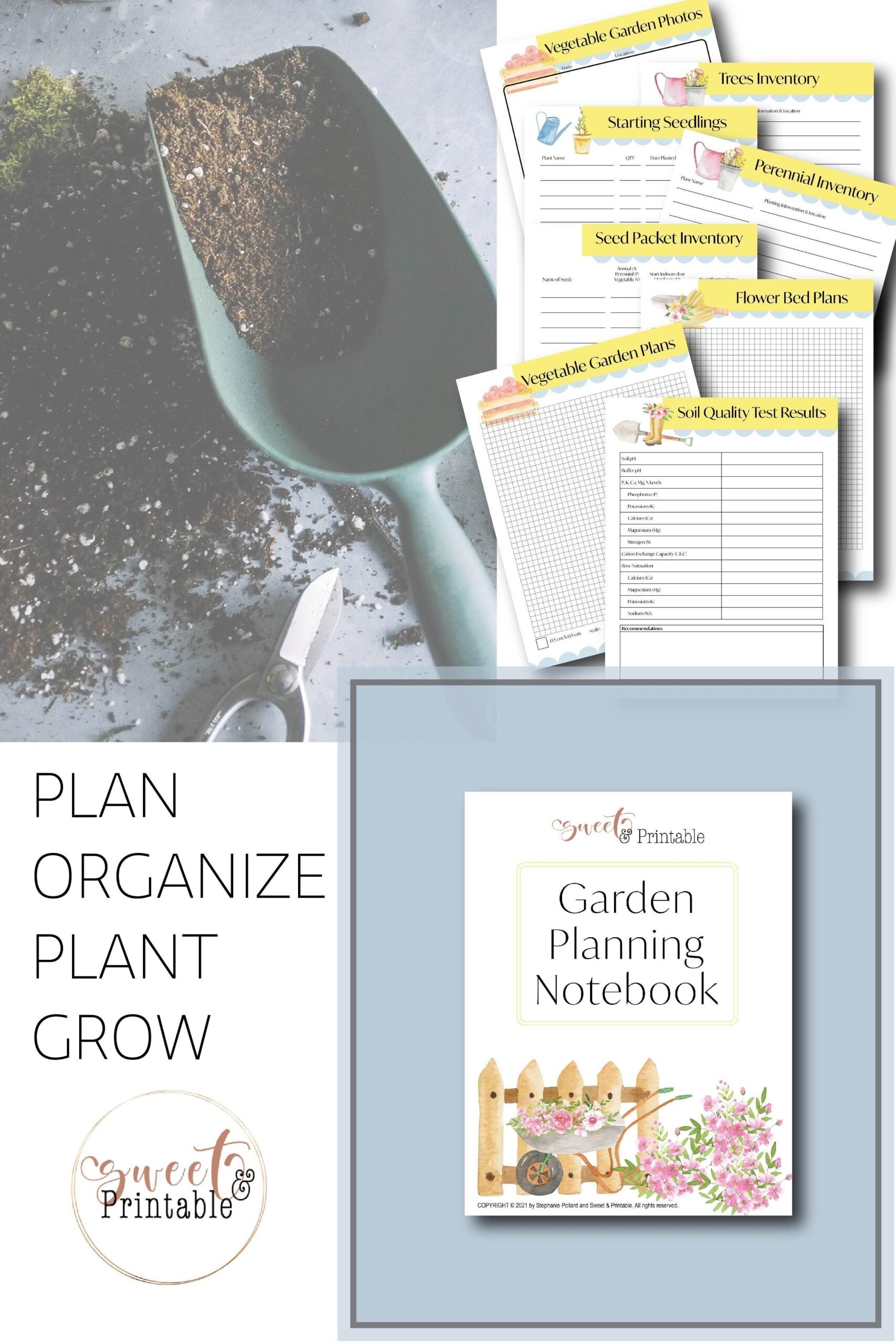 Garden Planner Grid Printable Formgugl