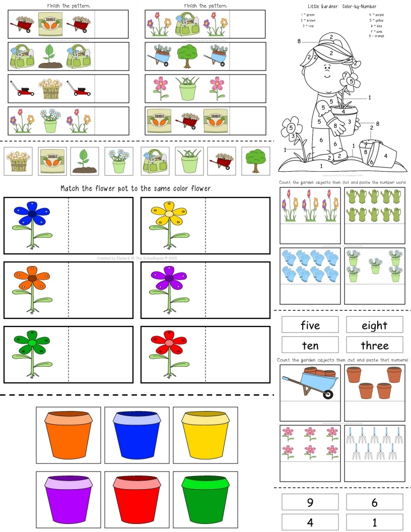 Garden Worksheets Activity Pack Worksheets Library