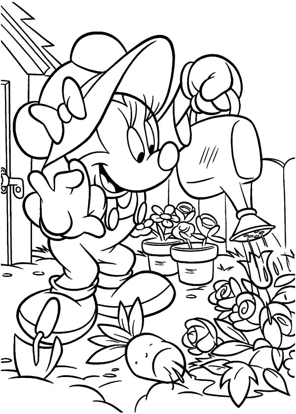 Gardening Coloring Pages Best Coloring Pages For Kids