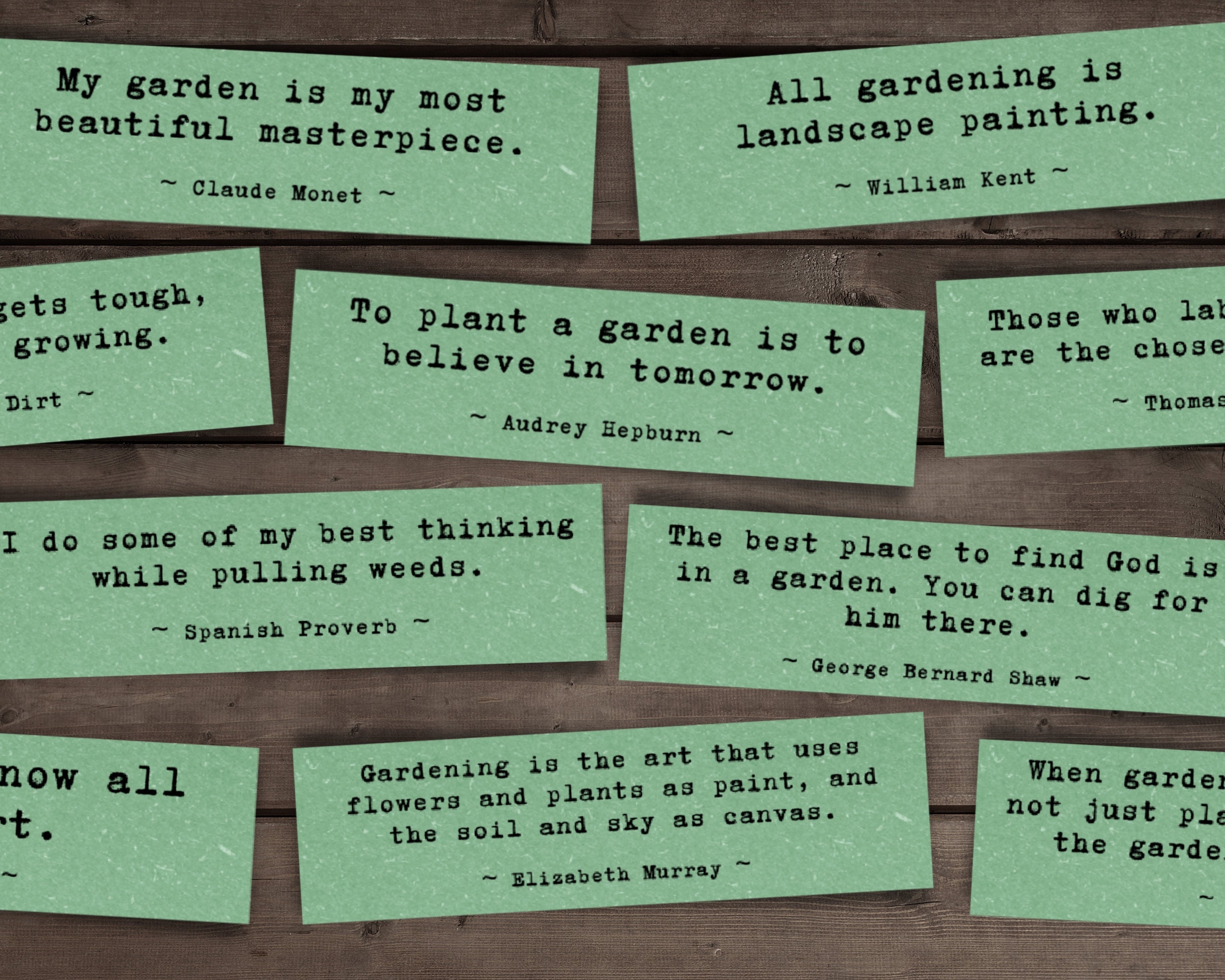Gardening Journal Printable Quotes Garden Journal Printable Words 