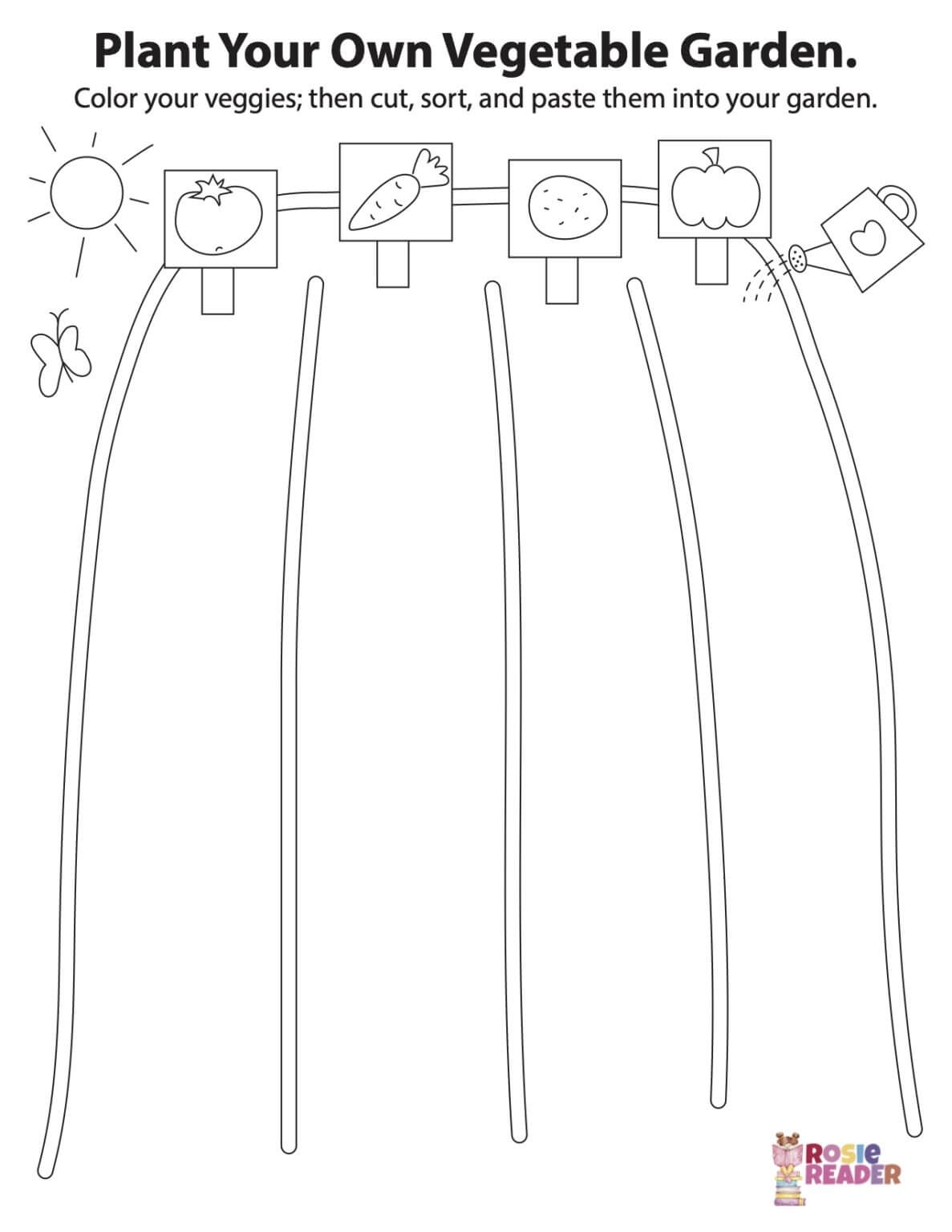 free gardening printables for kids