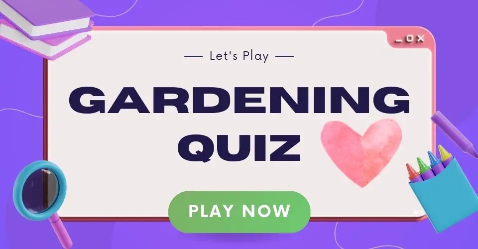 Gardening Quiz I Love IT