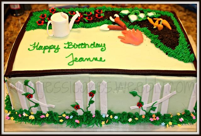 Gardening Sheet Cake Decorated Cake By Jessica Chase CakesDecor