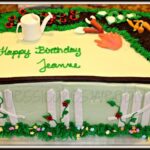 Gardening Sheet Cake Decorated Cake By Jessica Chase CakesDecor