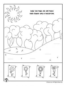 Gardening Worksheets For Preschoolers Fasci Garden