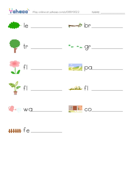 Gardening Worksheets Pdf Fasci Garden