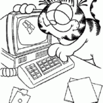 Garfield Printable Coloring Pages Coloring Home