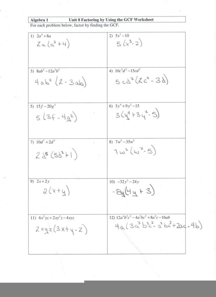 General Quadratic Equations Worksheet With Answers Quadraticworksheet