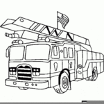 Get This Fire Truck Coloring Page Online Printable 57992