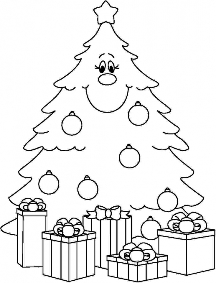 Get This Printable Christmas Tree Coloring Pages For Children 67421