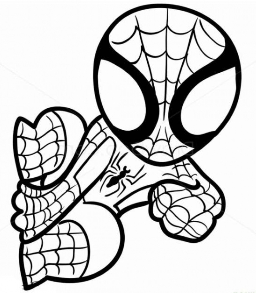 spiderman coloring pages free printable