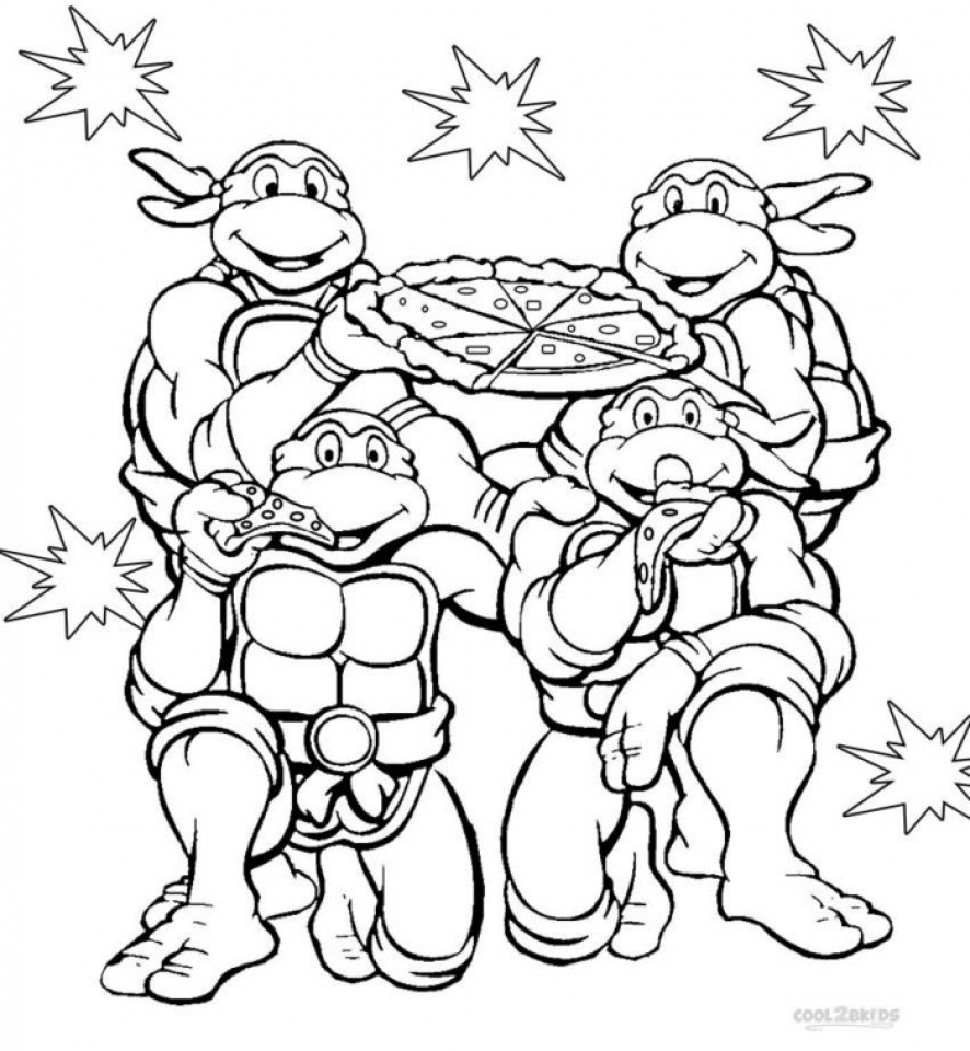 Teenage Mutant Ninja Turtles Coloring Pages