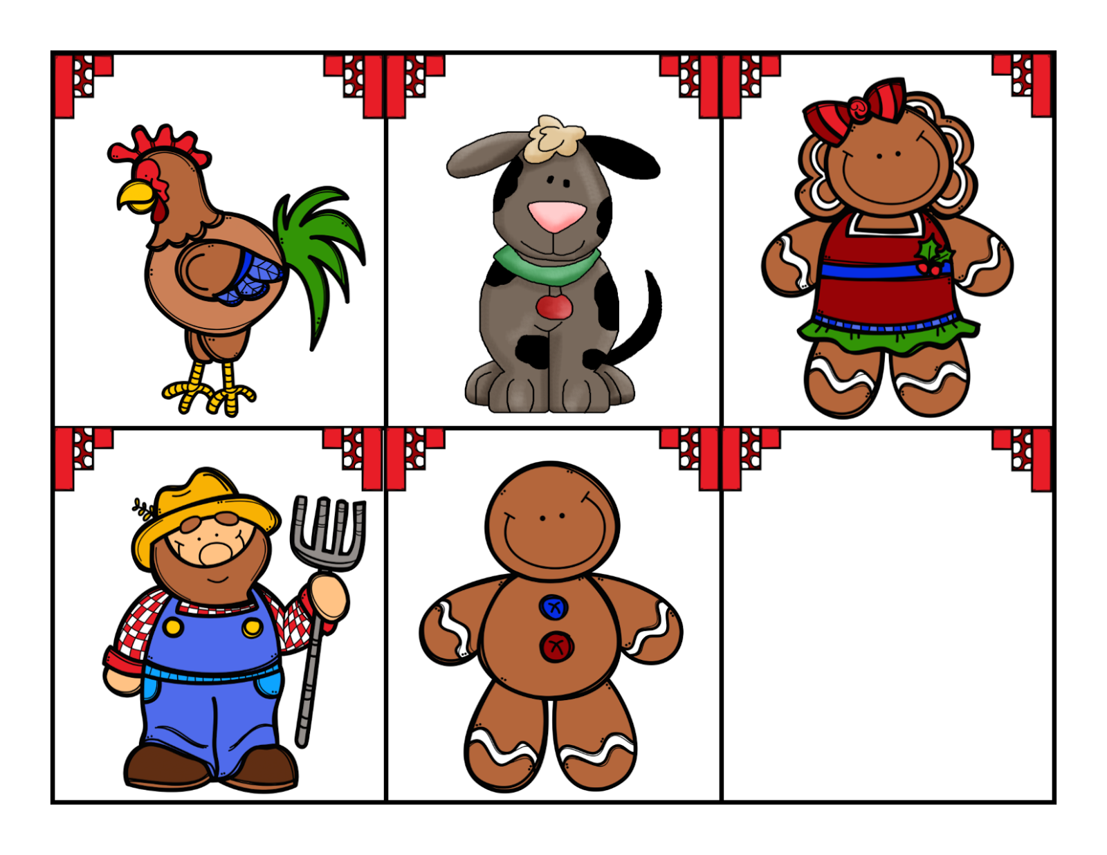Gingerbread Man Sequencing Cards Sequencing Cards Gingerbread Man Cards 
