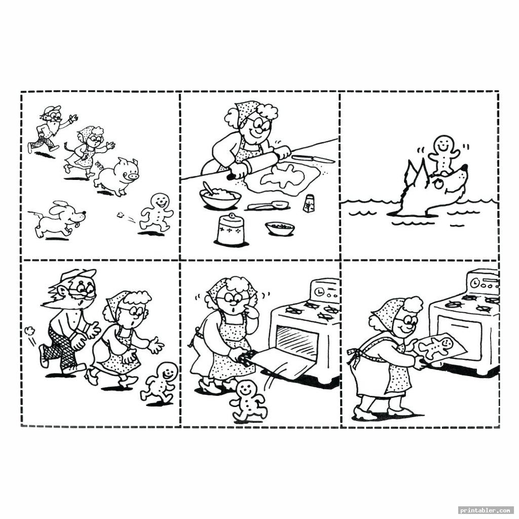 Gingerbread Man Sequencing Printable Gridgit