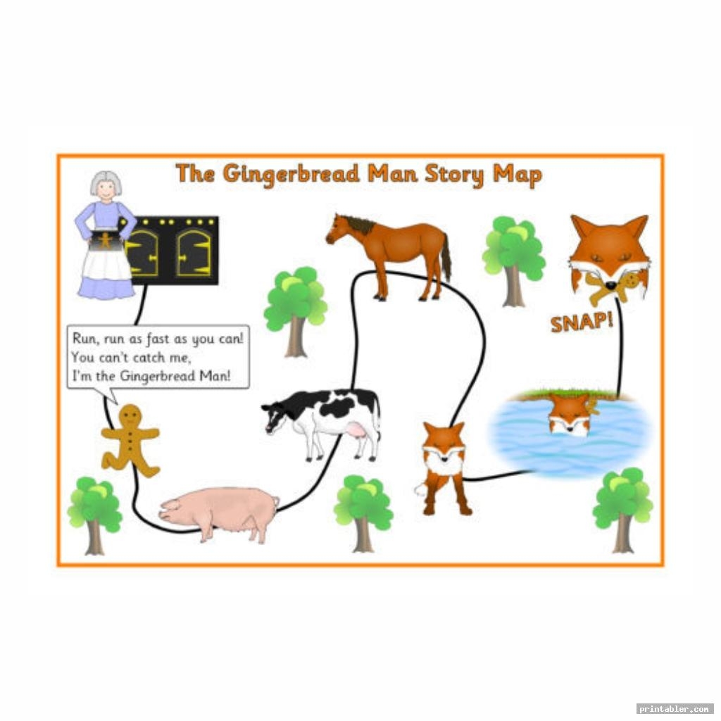 Gingerbread Man Sequencing Printable Gridgit