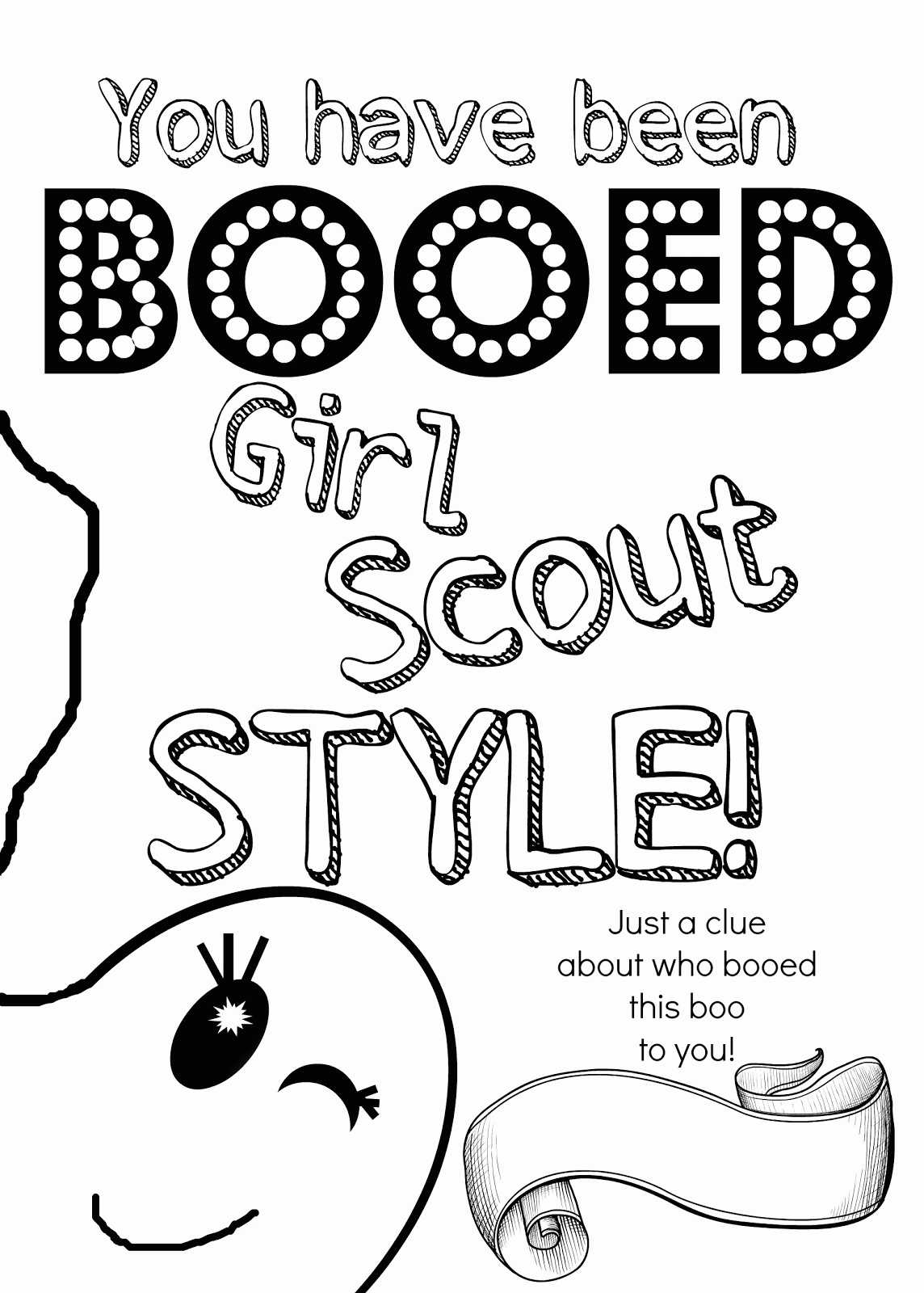 Girl Scout Brownies Coloring Pages Coloring Home