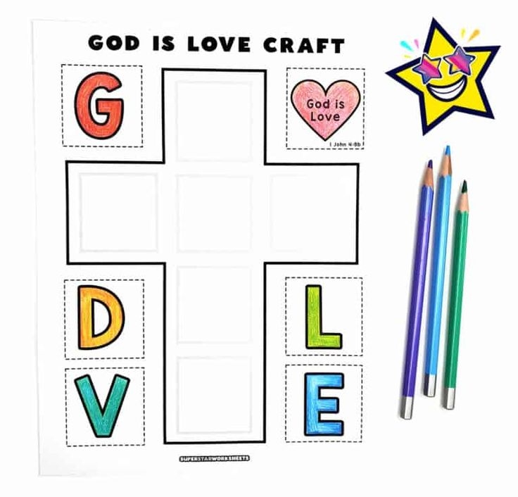 God Is Love Cross Craft Sunday School Crafts Cross Crafts Bible