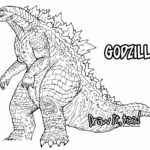 Godzilla And Coloring Pages