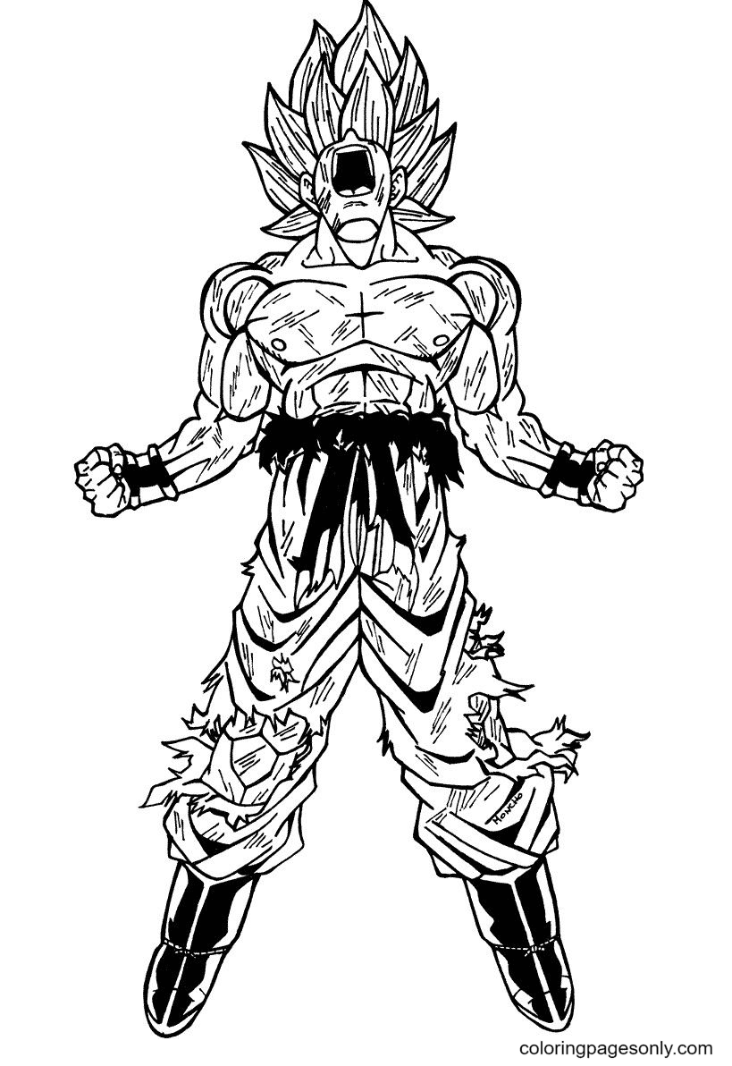 Goku Coloring Pages