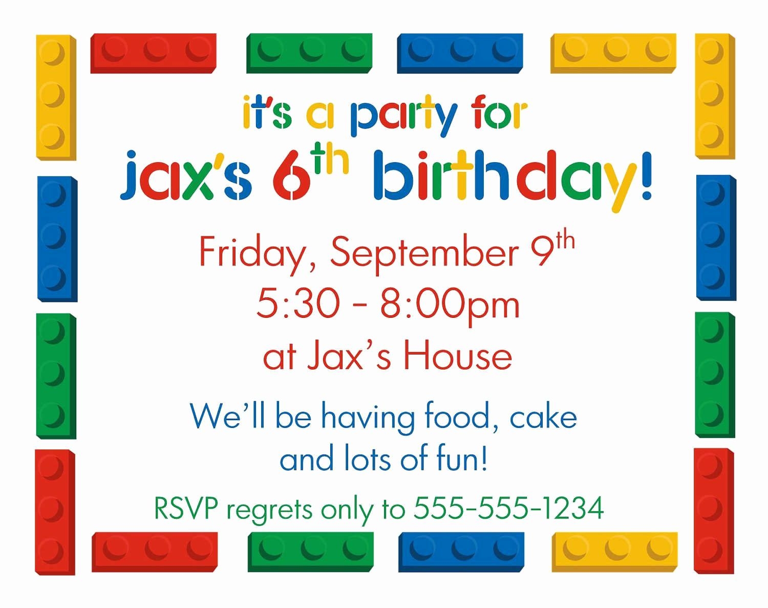 invitation template google docs