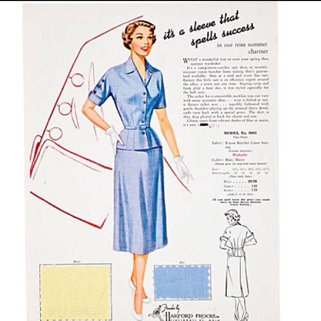1950 fashion print book