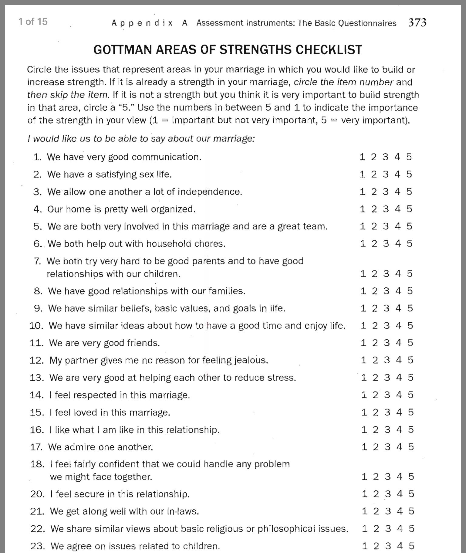 Gottman Couples Therapy Worksheets Anger Management Worksheets