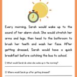 Grade 3 Reading Comprehension Worksheets Worksheetsp Reading