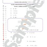 Grade 7 Mathematics Worksheet Integers And Algebra Worksheets Library