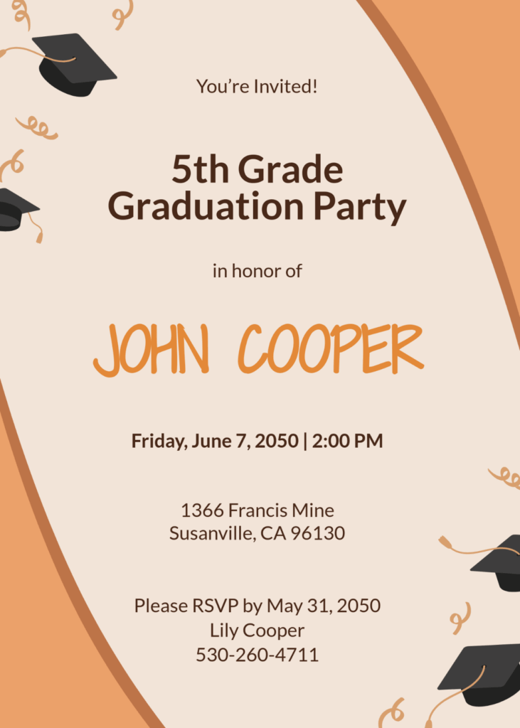 Graduation Ceremony Invitation Letter Format For Pport Infoupdate