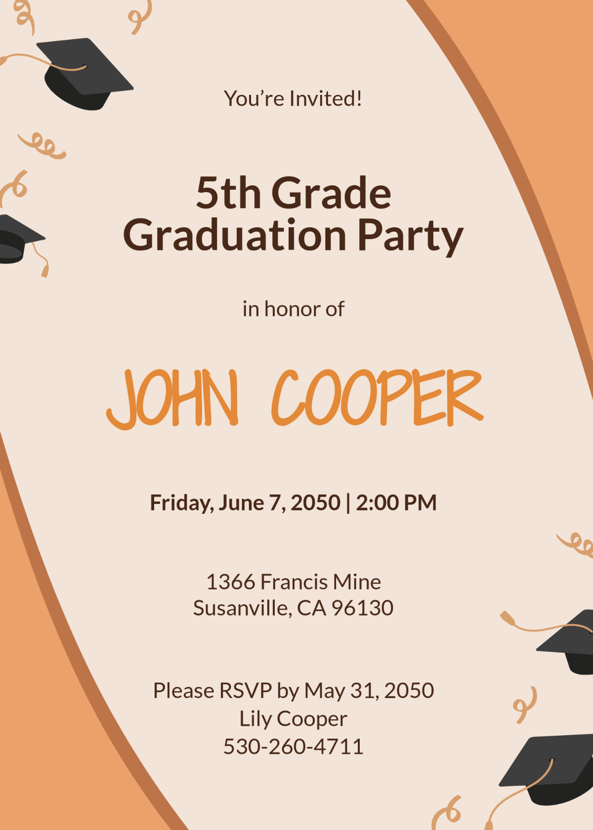 Graduation Ceremony Invitation Letter Format For Pport Infoupdate
