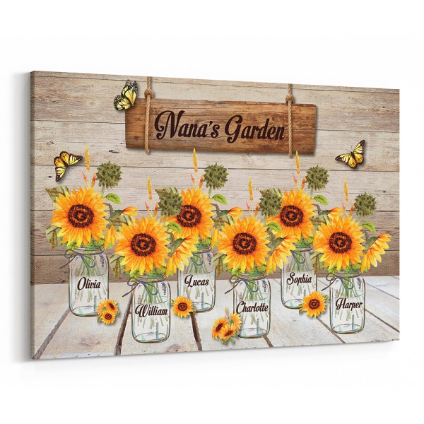 garden canvas print